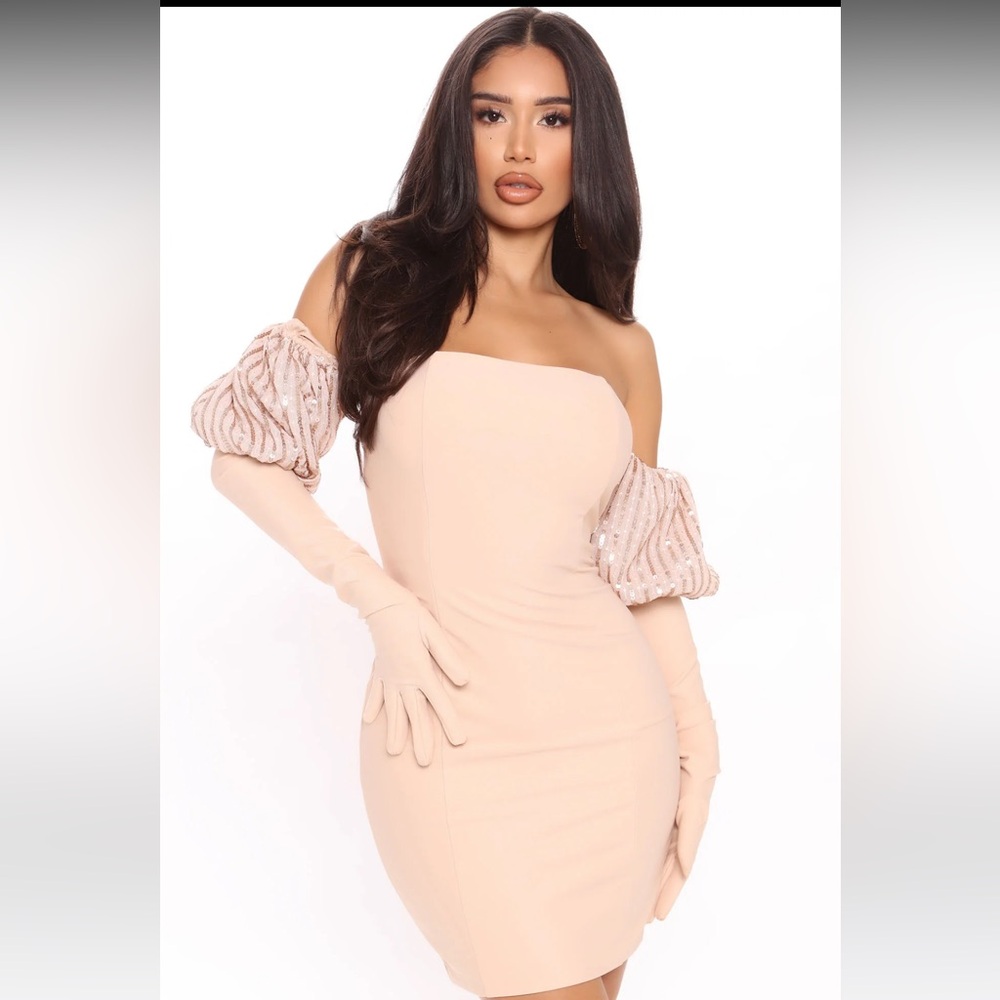 New 🆕 Julia Mini Dress - Nude